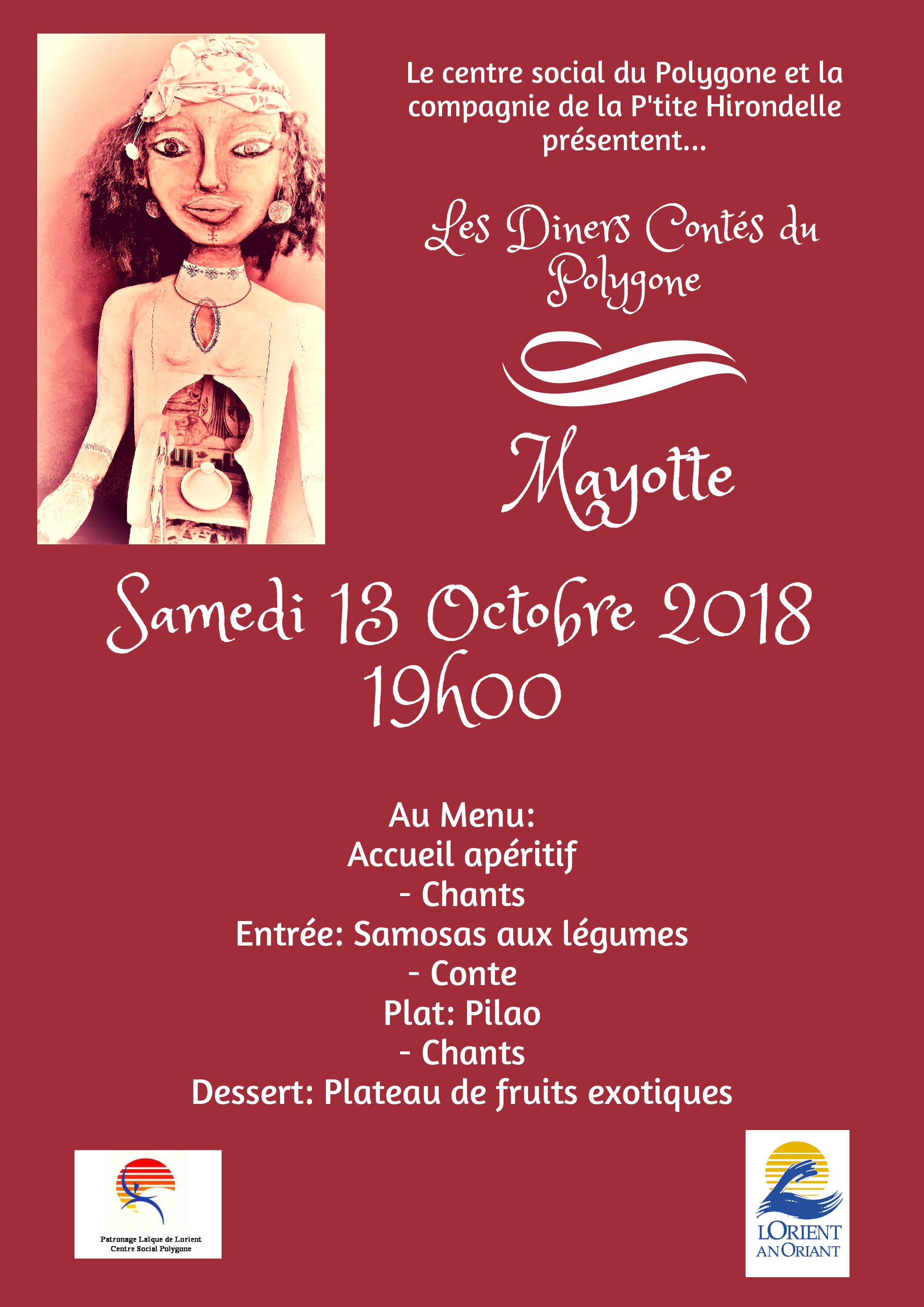 Repas conté – « Mayotte » – Le Kiosque